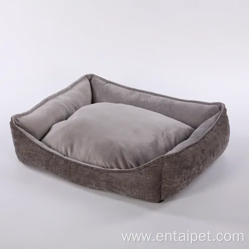 Super Soft Jacquard Fabric Removable Pet Bed
